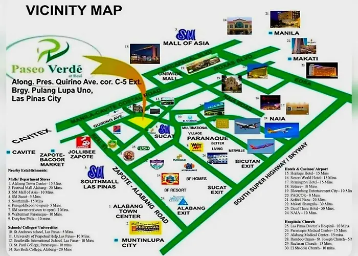 Apartamento Paseo Unit In Pinas - Sleeps 2 Adults&2 Children Manila